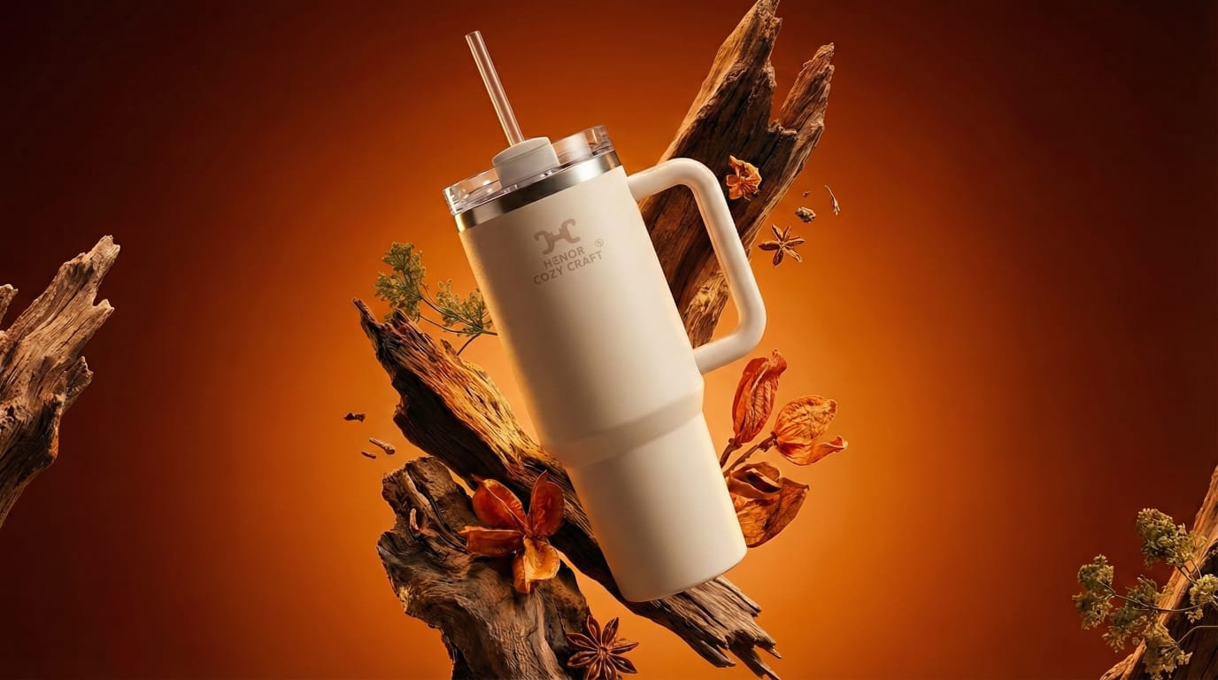 Sleek Black Tumbler